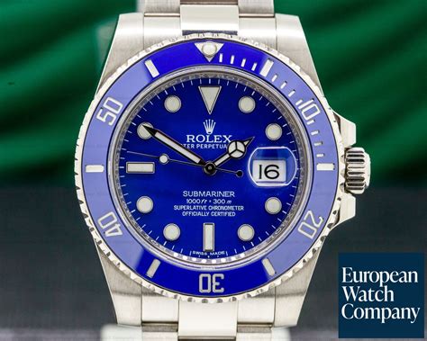 Rolex Submariner 116619LB White gold Blue 2020 Italy 